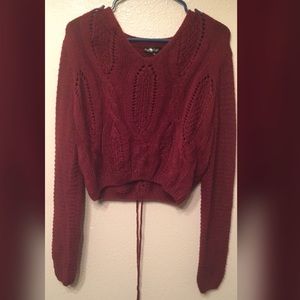 BURGUNDY! Crop Top